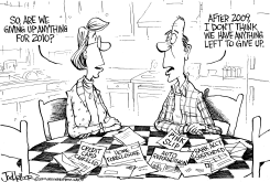 RESOLUTIONS OF 2010 by Joe Heller