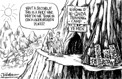 TERRORIST TRAINING by Joe Heller
