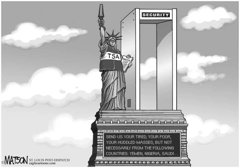 Statue Of Liberty Security Checkpoint