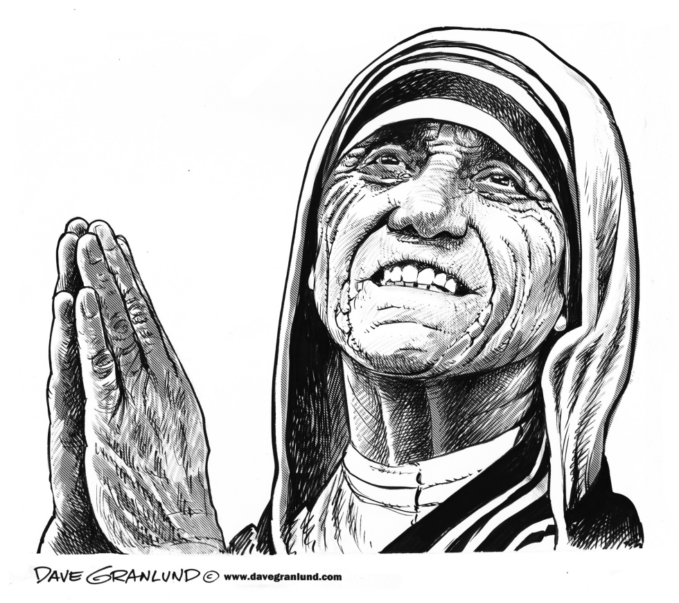 Mother Teresa tribute art