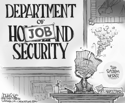 DEPARTMENT OF JOB SECURITY BW by John Cole