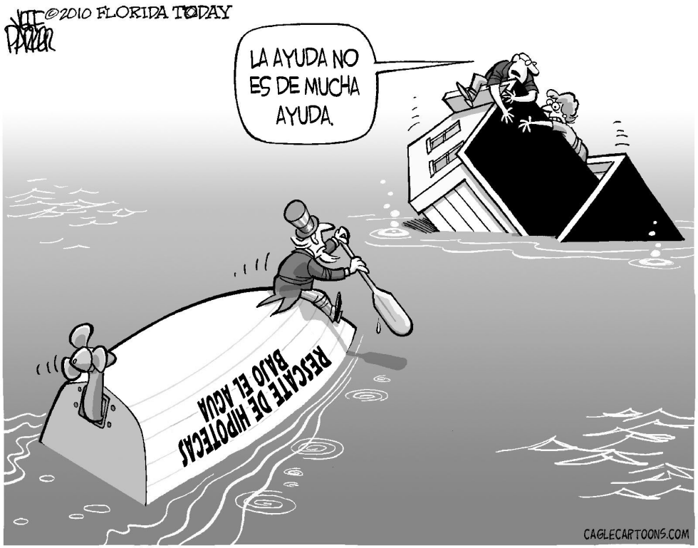 Pisando agua bajo el agua