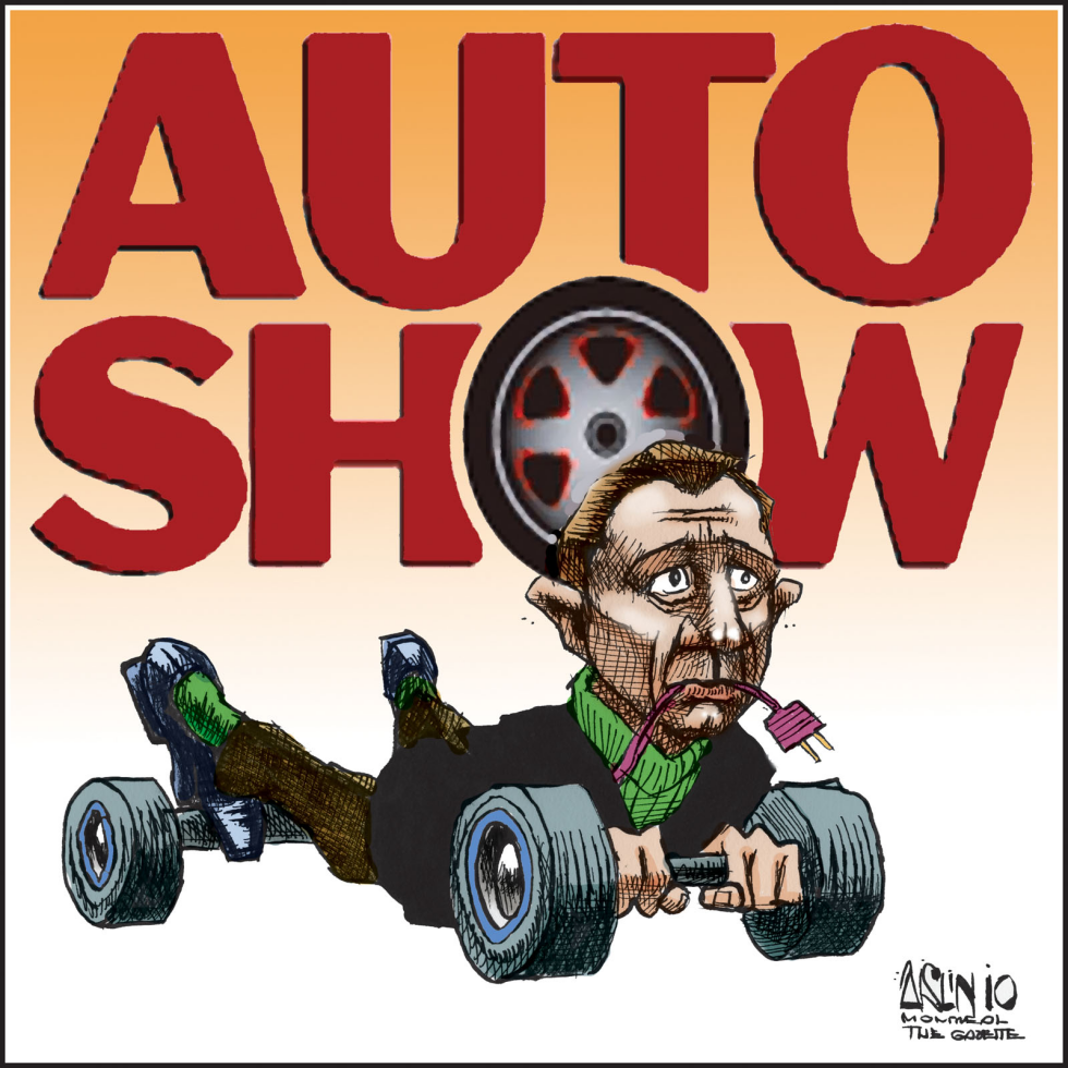  AUTO SHOW, 2010 by Aislin