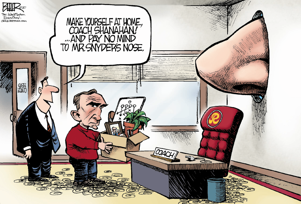  LOCAL DC - REDSKINS HIRE SHANAHAN by Nate Beeler