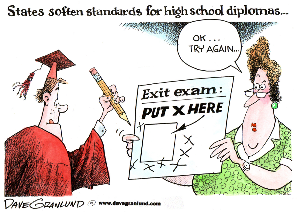 Lower high school diploma standards