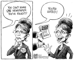SARAH PALIN INTERVIEW by Adam Zyglis