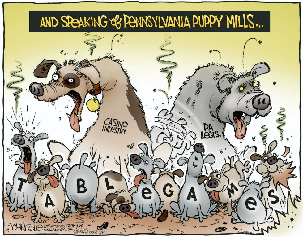LOCAL PA -- Puppy Mills and Casino Bills