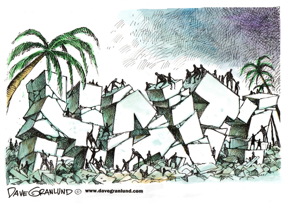  HAITI EARTHQUAKE by Dave Granlund