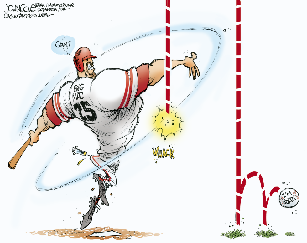 McGwire pops up COLOR