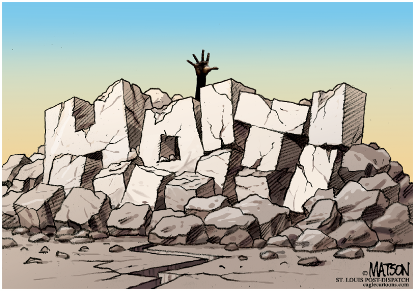 Haiti Cries For Help-COLOR