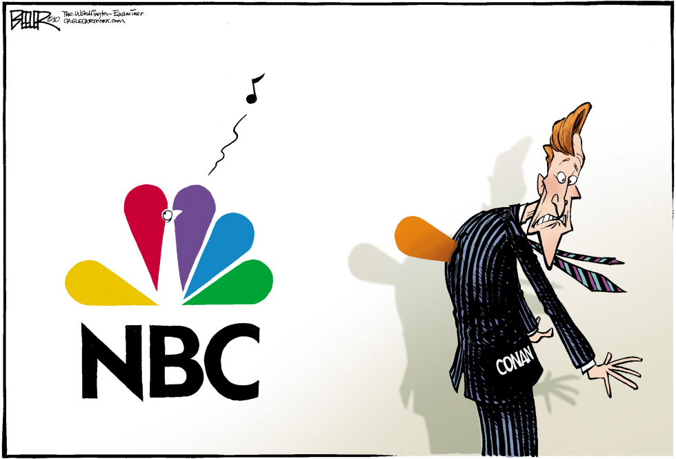  CONAN OBRIEN  by Nate Beeler