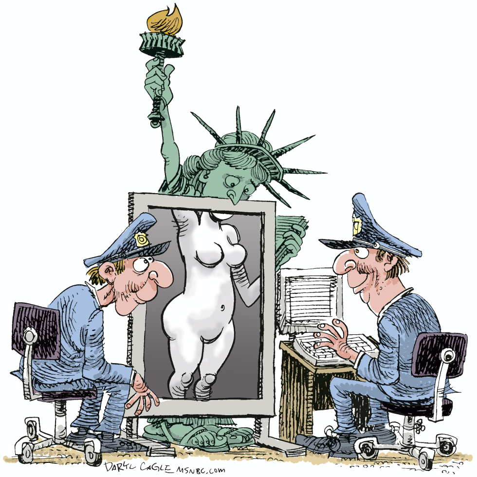 Airport Security and Liberty Color