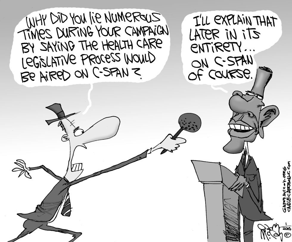 Obamas C-SPAN Lie
