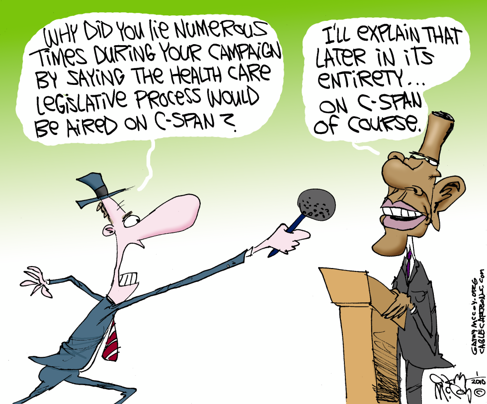 Obamas C-SPAN Lie COLOR