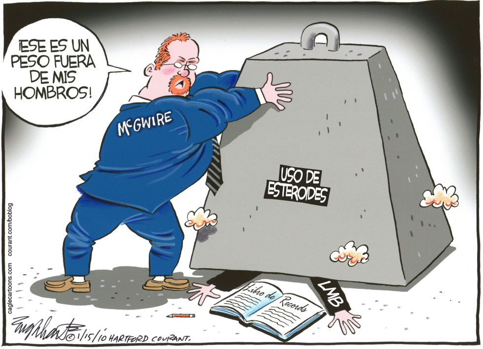  MARK MCGWIRE  by Bob Englehart