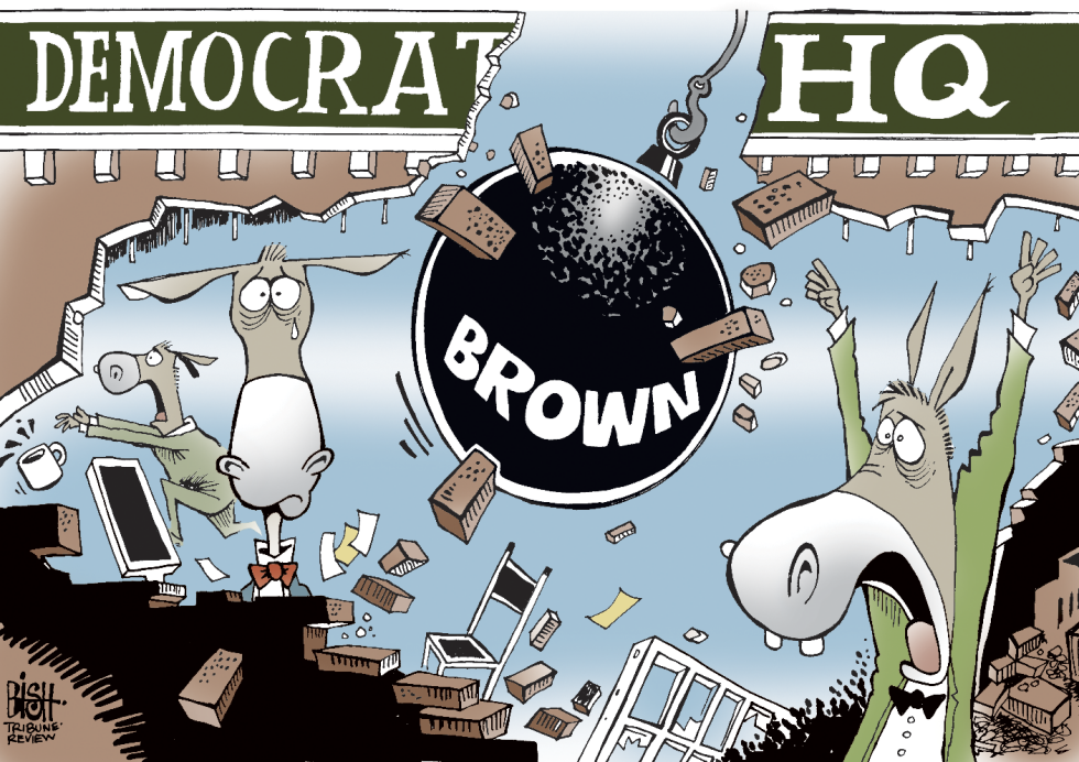 SCOTT BROWN WINS, COLOR