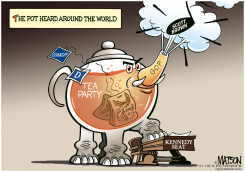 THE POT HEARD AROUND THE WORLD by R.J. Matson