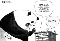 GOOGLE CHINA by Cam Cardow