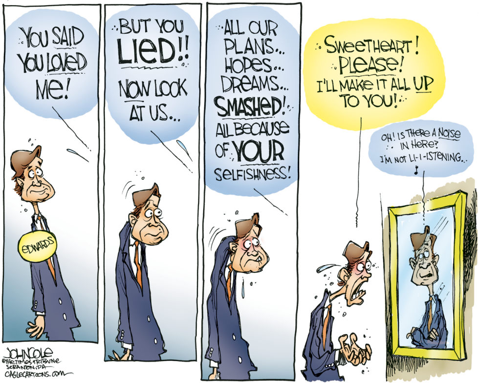 Edwards lovers spat COLOR