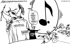 SUPREME COURT ON CAMPAIGN BUCKS  by Mike Keefe