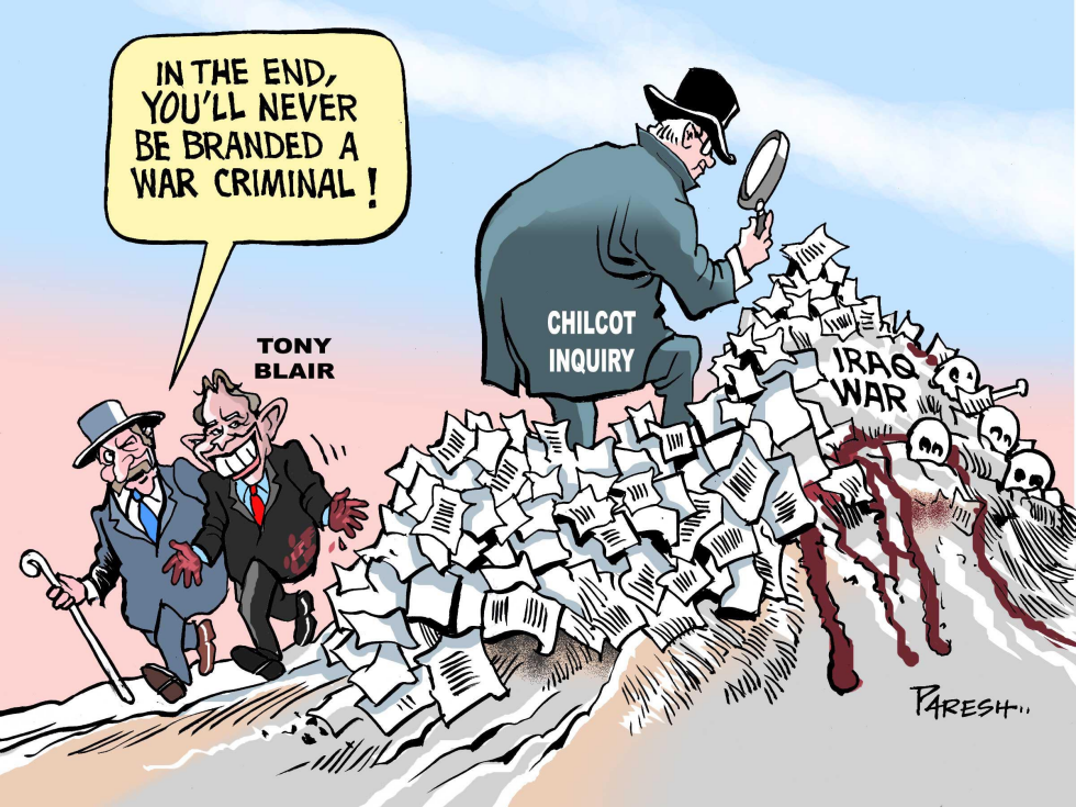  BLAIR AND WAR INQUIRY by Paresh Nath