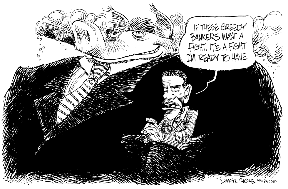 Obama vs the Bad Bankers