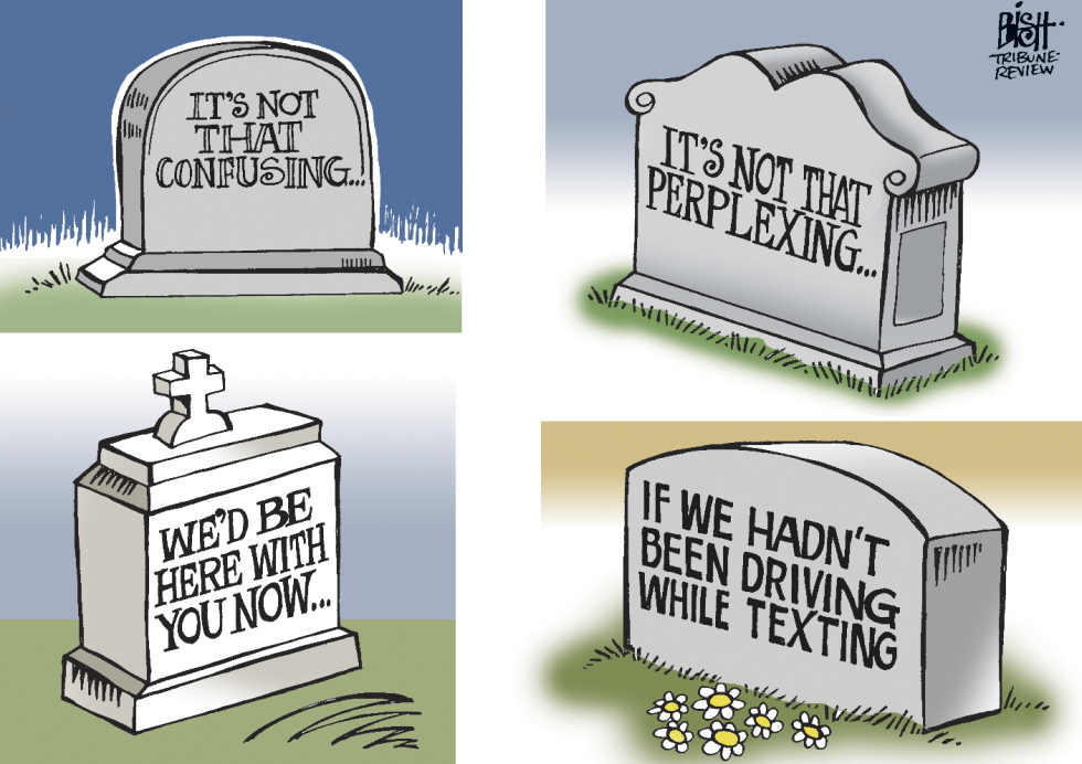 TEXTING AND DRIVING, COLOR
