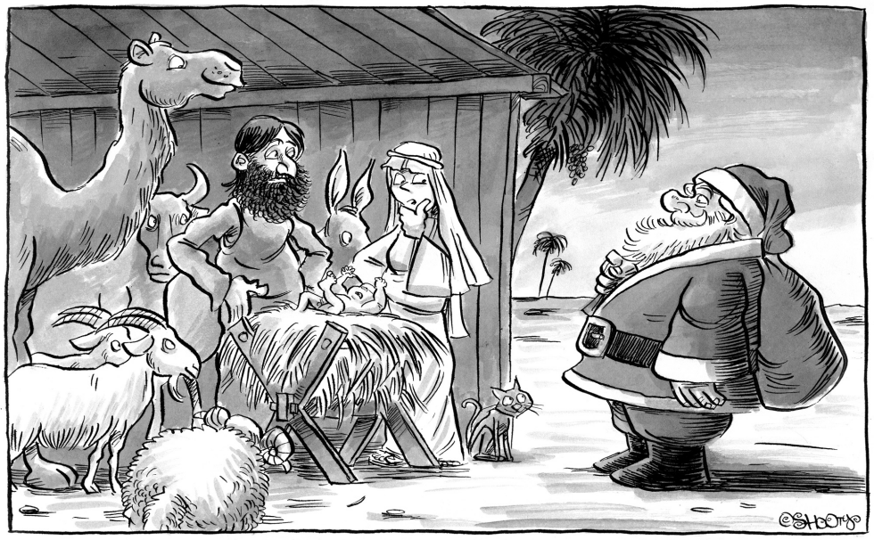 Jesus and Santa