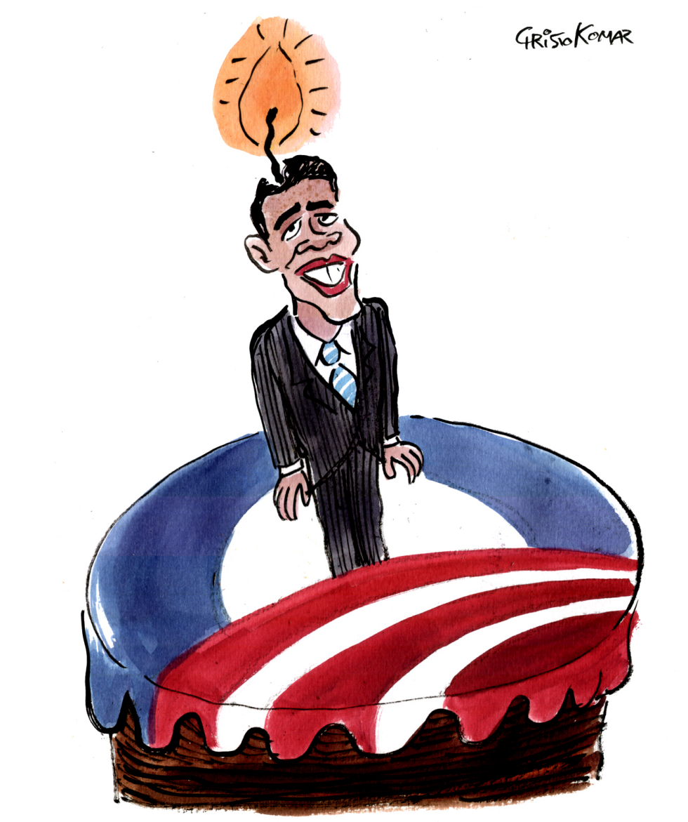 Obama's One-Year Anniversary-COLOR