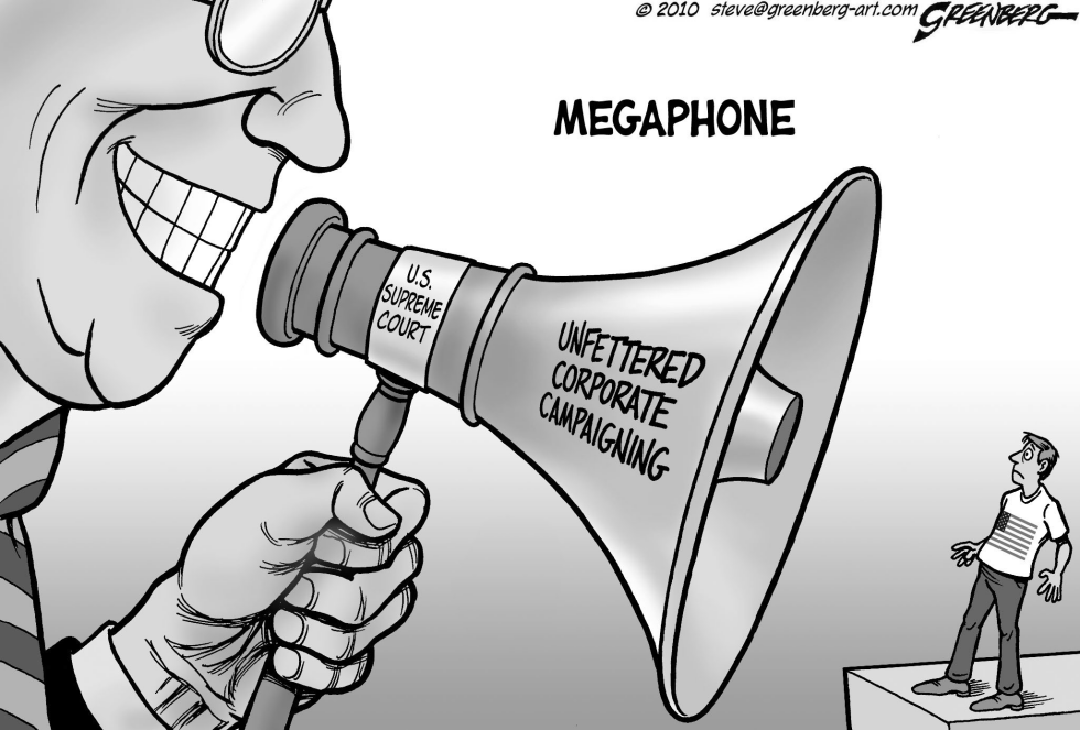 Megaphone bw