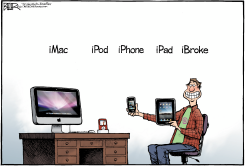 LIVING THE ILIFE   by Nate Beeler