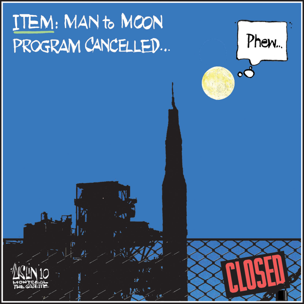 Moon program cancelled