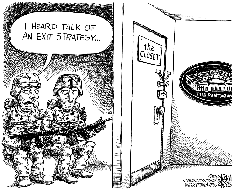  GAYS IN THE MILITARY by Adam Zyglis