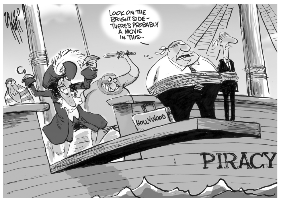 Internet Piracy bw