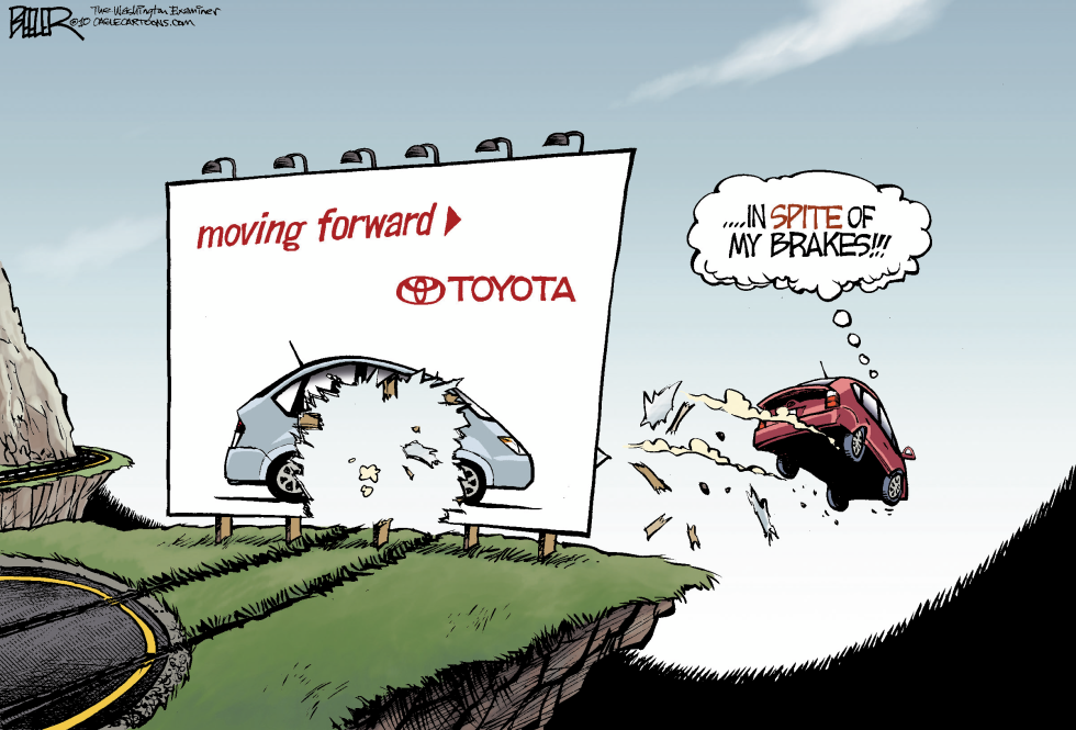  TOYOTA ACCELERATORS by Nate Beeler