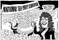 PALINS TEA PARTY by Monte Wolverton