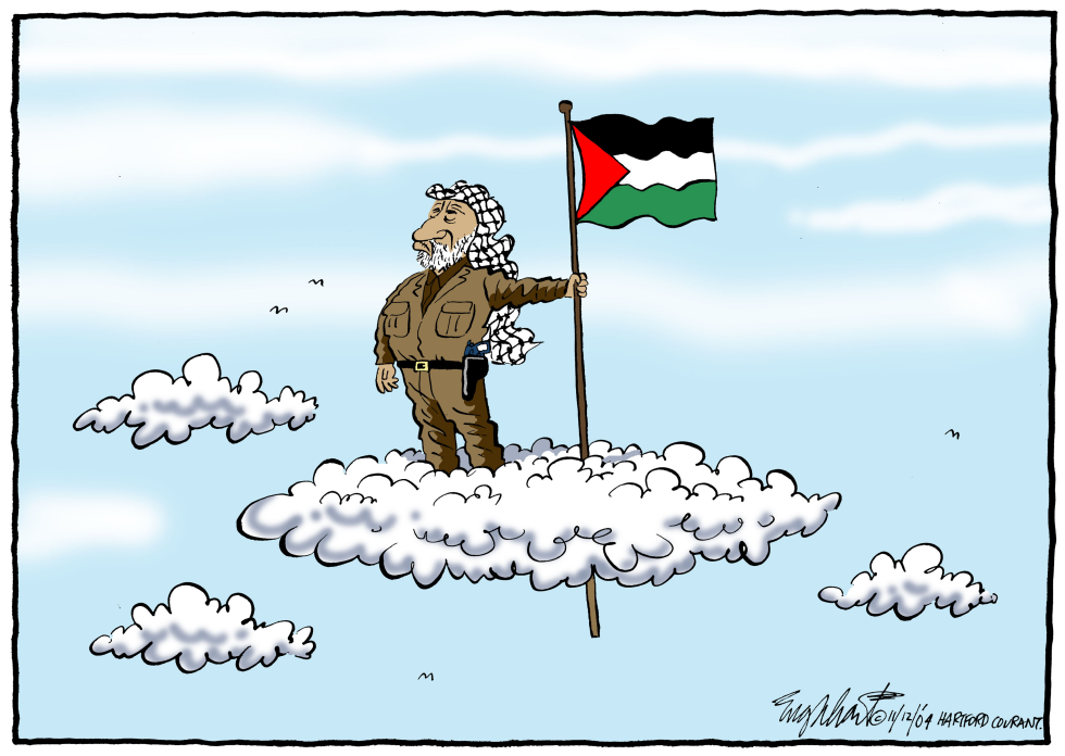  ARAFAT DIES by Bob Englehart