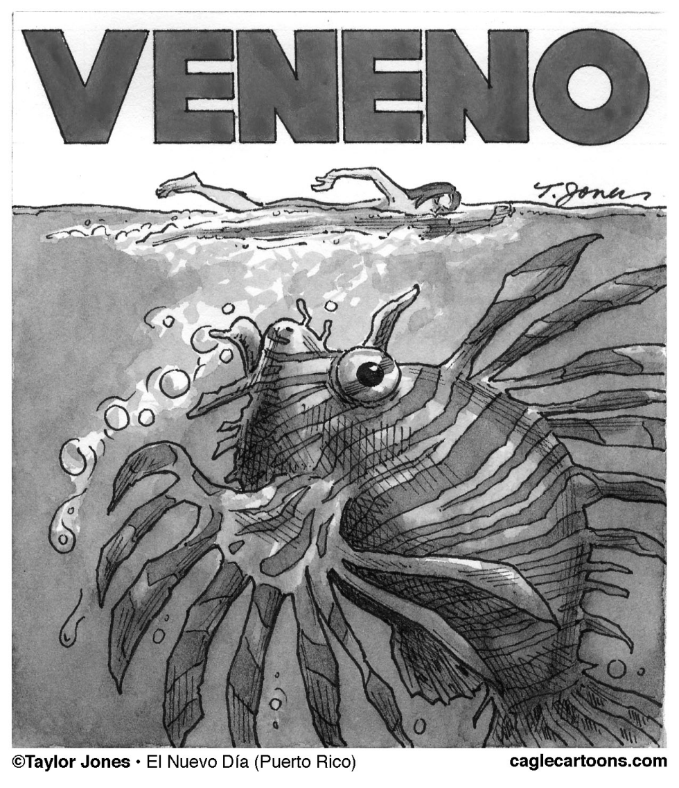 El Pez Leon invade el Caribe