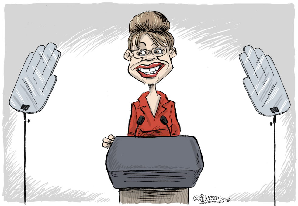 Sarah Palin`s hands