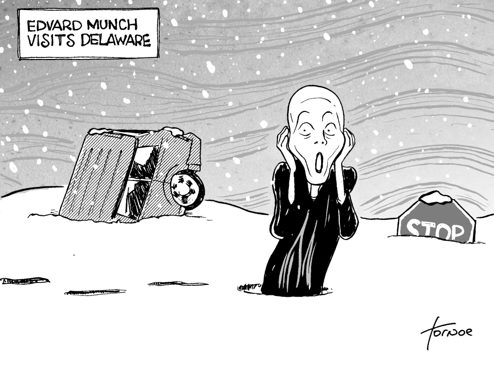 Snow Pounds the Northeast