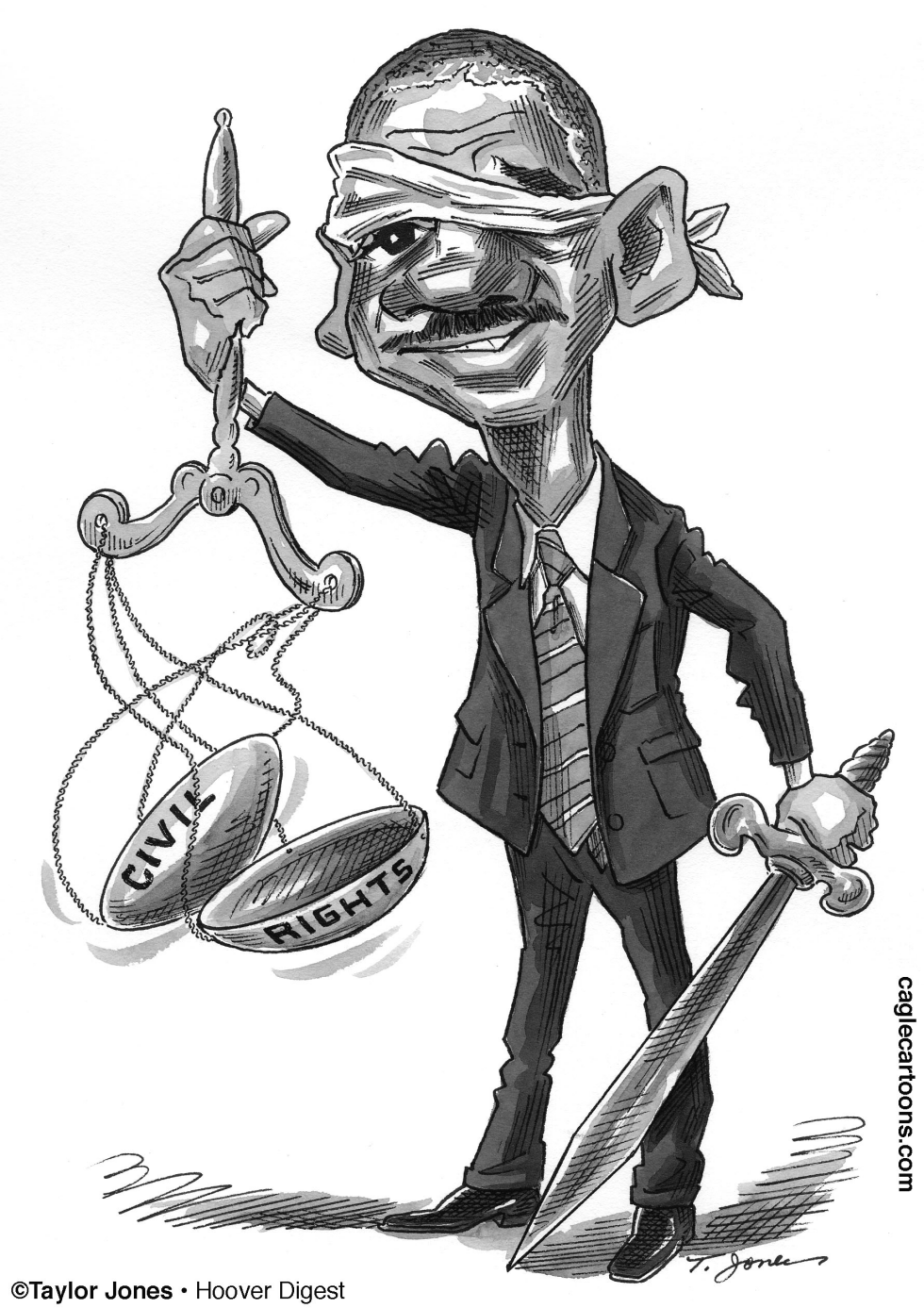 Eric Holder jiggles justice