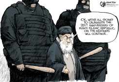 IRAN PARTY by Cam Cardow