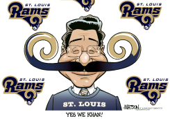 ILLINOIS BUSINESSMAN SHAHID KHAN TO BUY ST. LOUIS RAMS by R.J. Matson