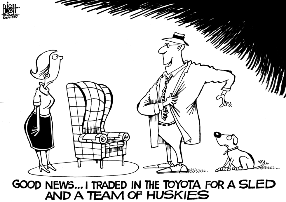TRADED THE TOYOTA, b/w