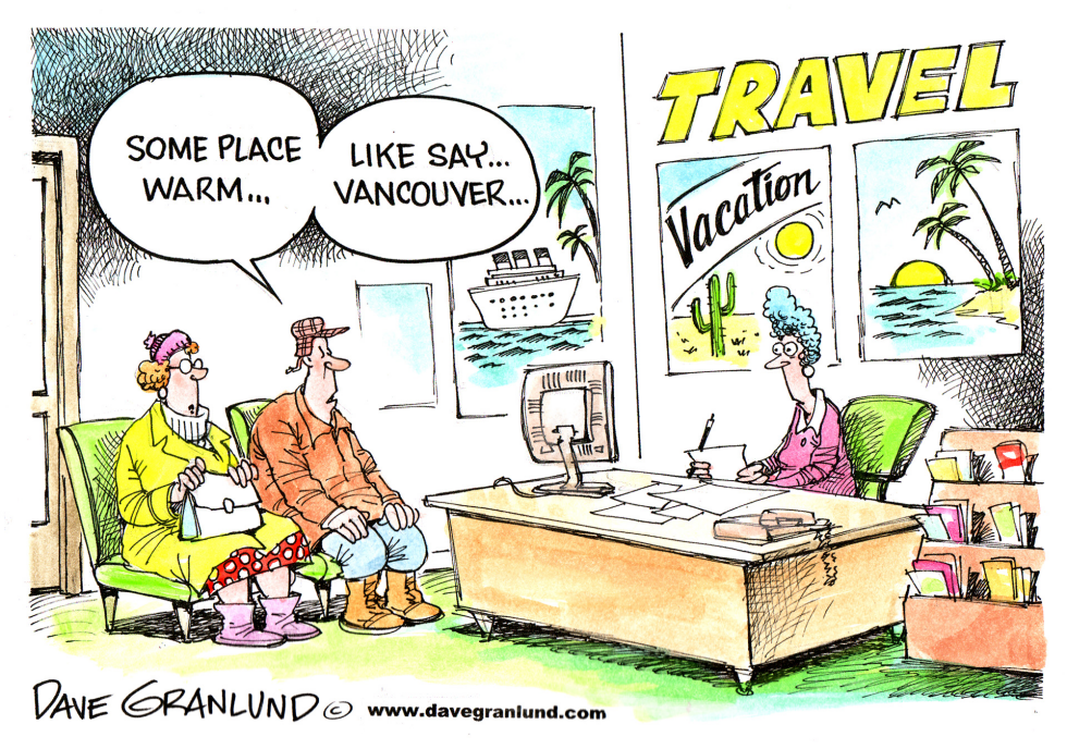  VANCOUVER WINTER WEATHER by Dave Granlund