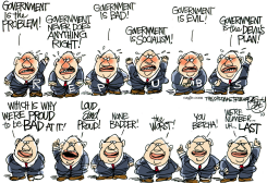 GOP PRINCIPLES  by Pat Bagley