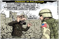 FAKERY IN FALLOUJA by Monte Wolverton