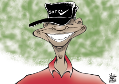 TIGER SAYS SORRY,  by Randy Bish
