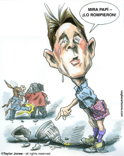 EVAN BAYH ODIA EL PARTIDISMO -  by Taylor Jones
