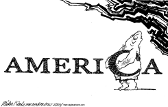 OBESITY IN AMERICA by Mike Keefe